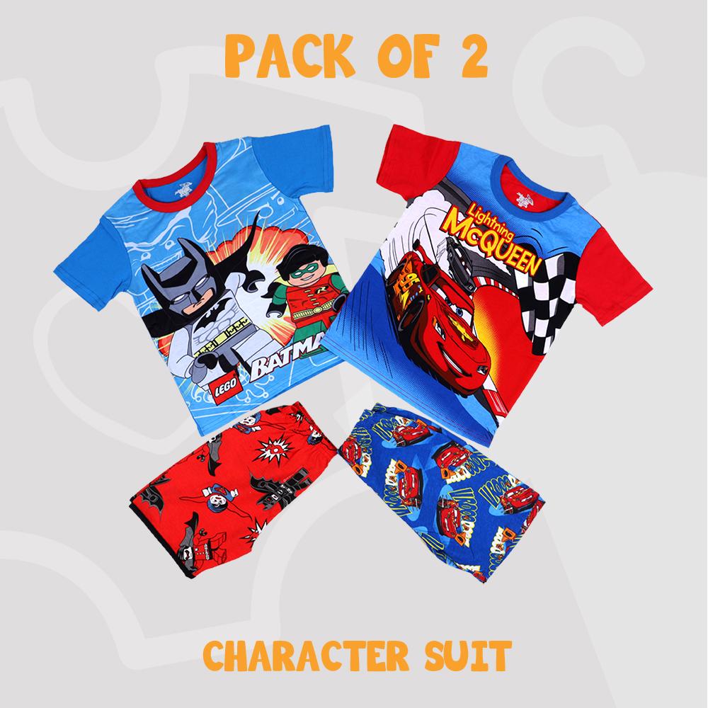 Pack Of 2 Character Suit For Boys - 2 PCs (PS-17)